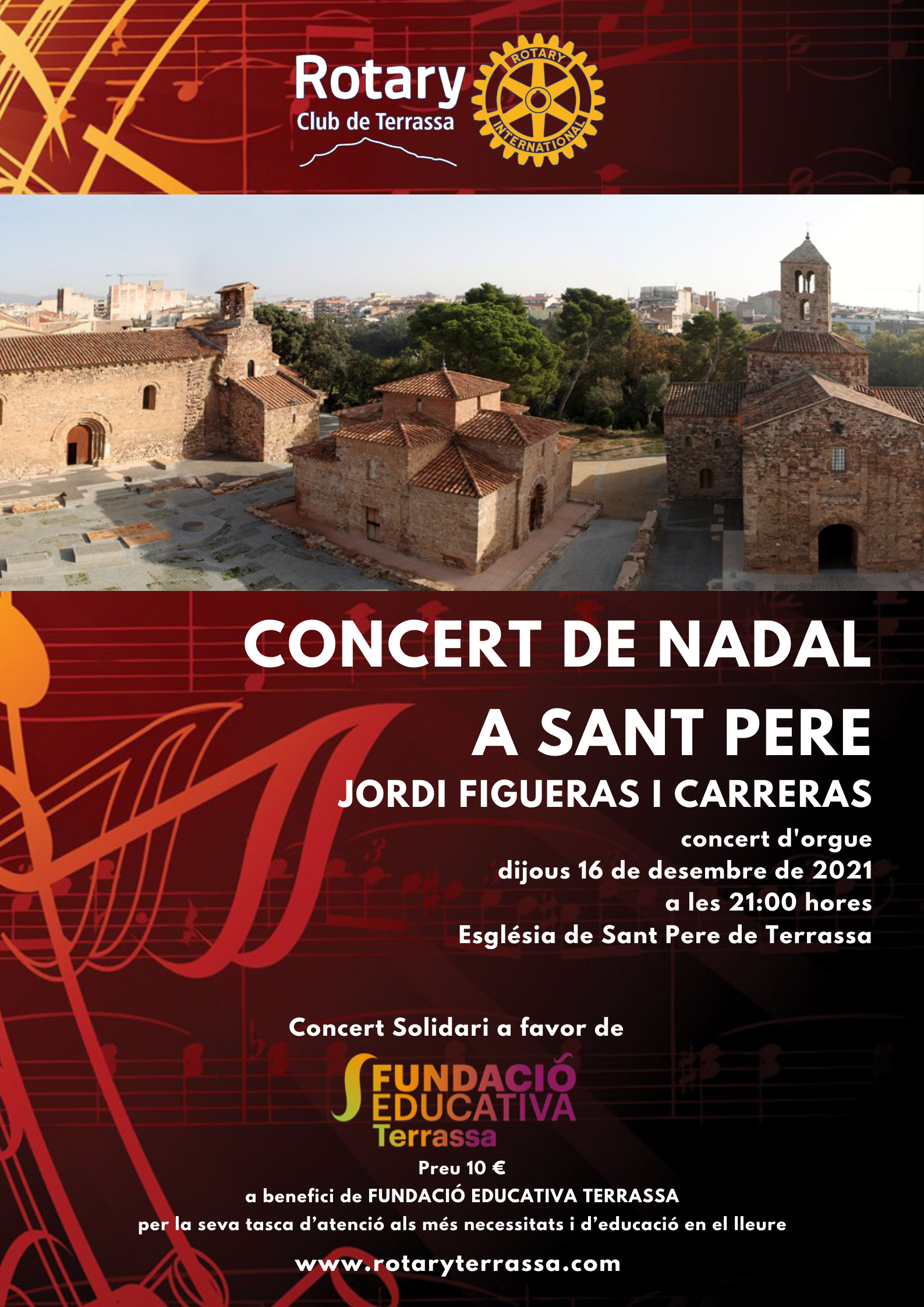 Poster Concert de nadal Rotary 2021